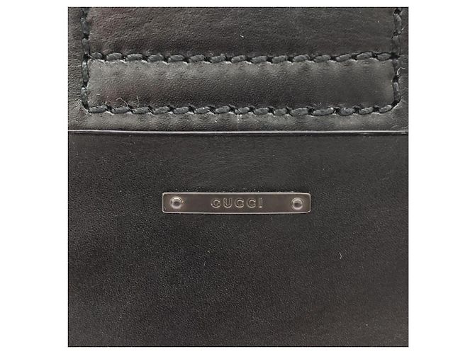 Borsa a tracolla Gucci 105374 in pelle nera Nero - vista 6