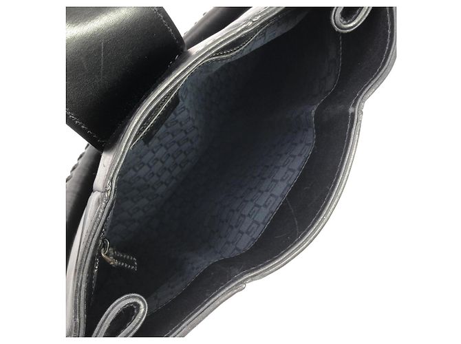 Borsa a tracolla Gucci 105374 in pelle nera Nero - vista 8