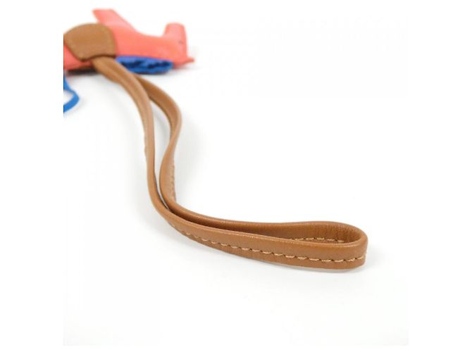 Hermès Hermes Rodeo Accessory Bag Charm PM Pink Blau - Ansicht 3