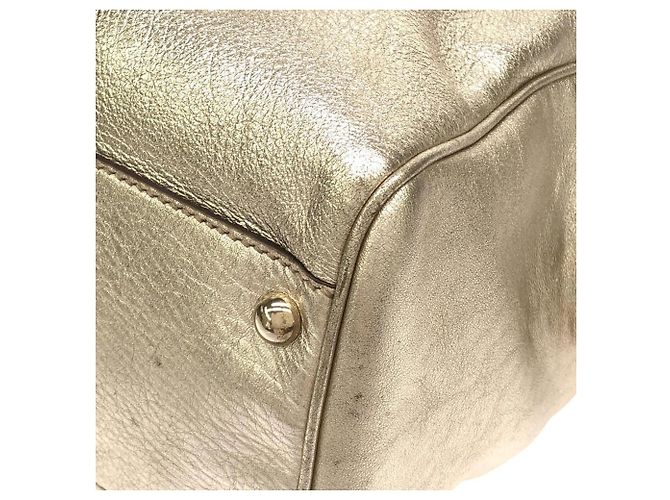 Borsa Boston Gucci Oro Metallizzato D'oro - vista 3