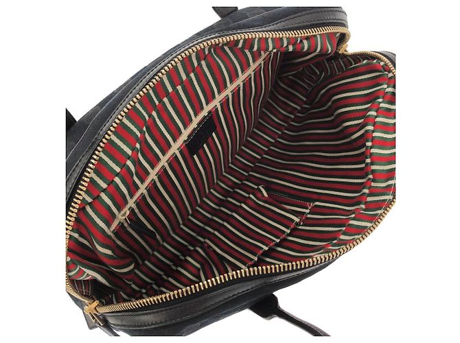 Borsa Gucci 169971 Nera in Tela GG Nero - vista 7