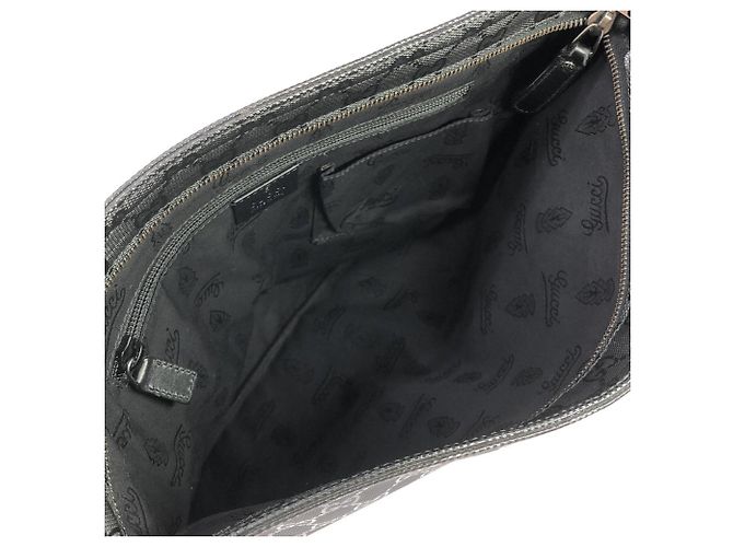 Borsa a tracolla Gucci 201446 FU4CR Nero - vista 7