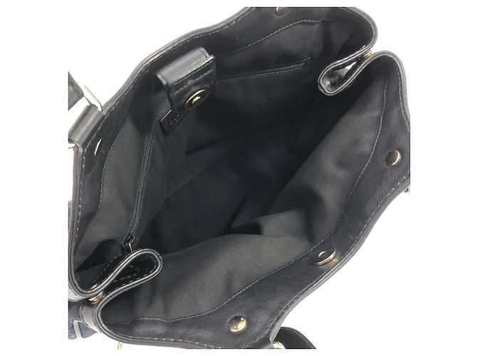 Borsa Gucci in tela GG nera Nero - vista 7