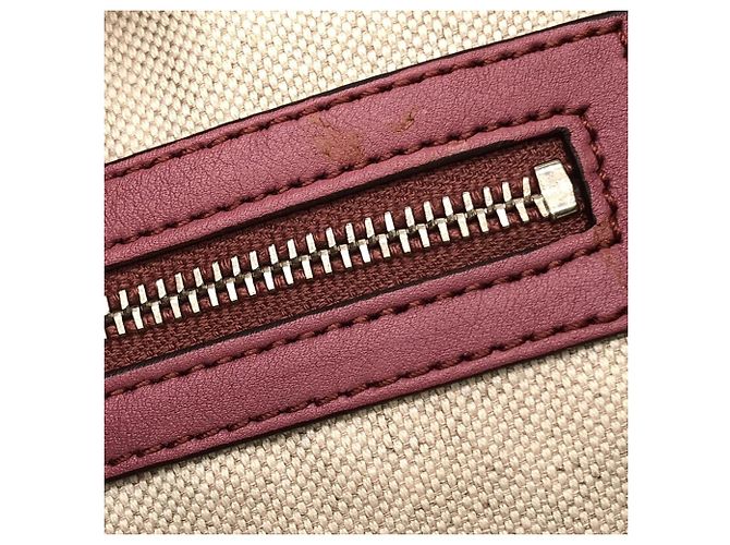 Borsa a mano Gucci in pelle Micro GG rosa - vista 10