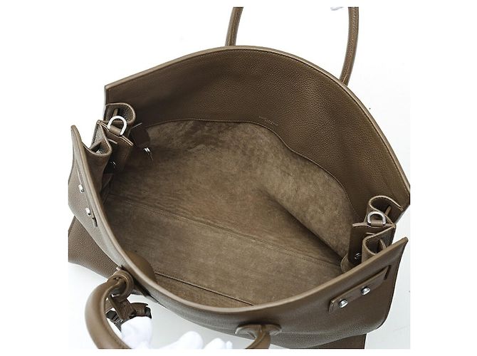 Borsa Saint Laurent Thin Large Sac de Jour Marrone - vista 7