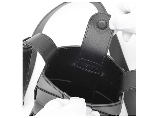 Borsa a tracolla Mini Cassette Bottega Veneta Nero - vista 6