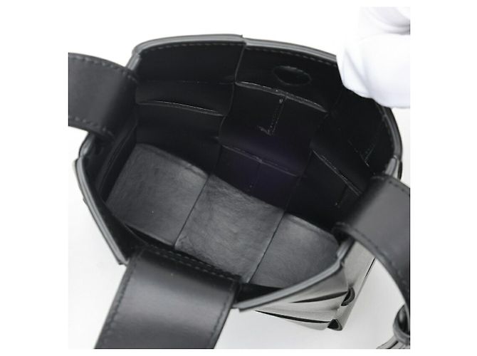 Borsa a tracolla Mini Cassette Bottega Veneta Nero - vista 7
