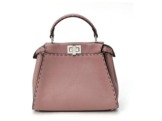 Borsa a spalla Mini Peekaboo Fendi - vista 3