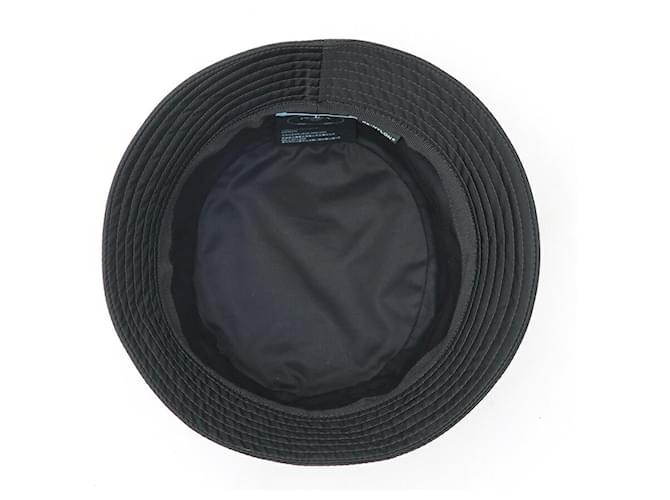 Prada Re-Nylon Triangle Bucket Hat Schwarz - Ansicht 6
