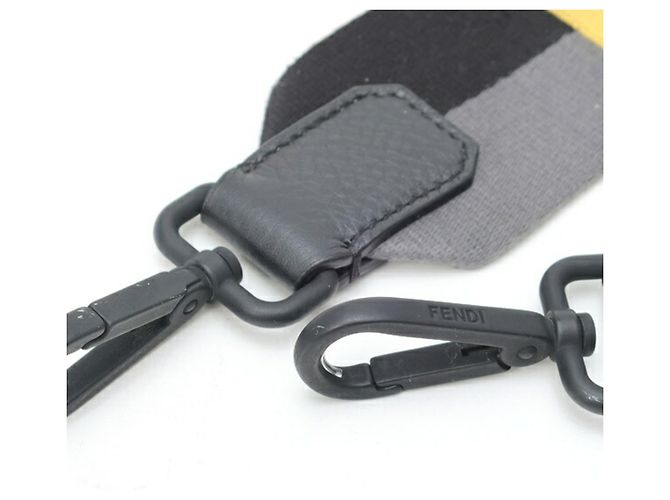 Borsa a tracolla Fendi Strap You Nero - vista 5