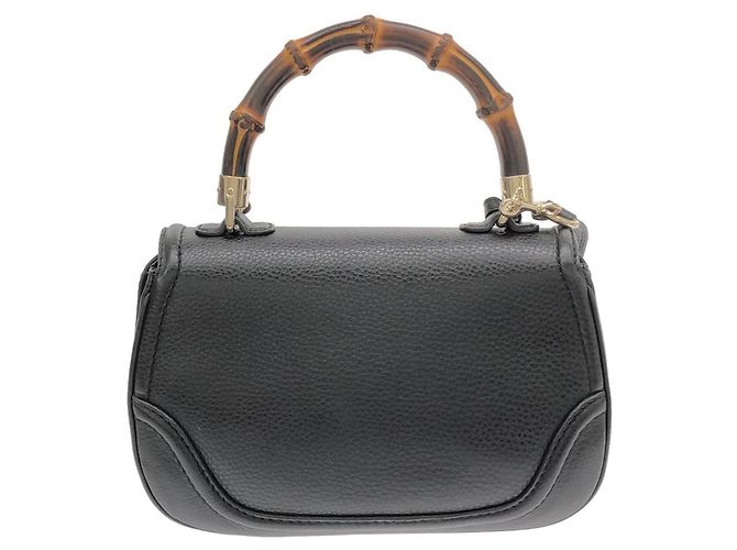 Gucci Lederhandtasche - Modell 254884 A7M0G Schwarz - Ansicht 2