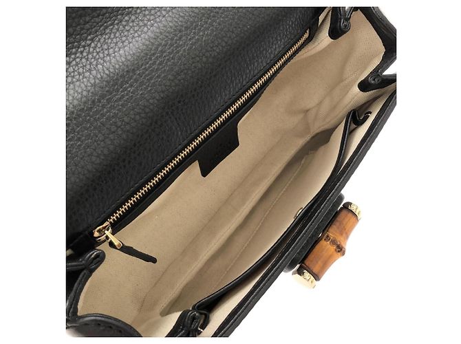 Gucci Lederhandtasche - Modell 254884 A7M0G Schwarz - Ansicht 8
