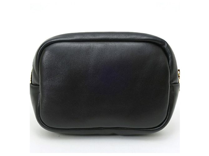 Saint Laurent Cassandra Mini Pouch Nero - vista 2