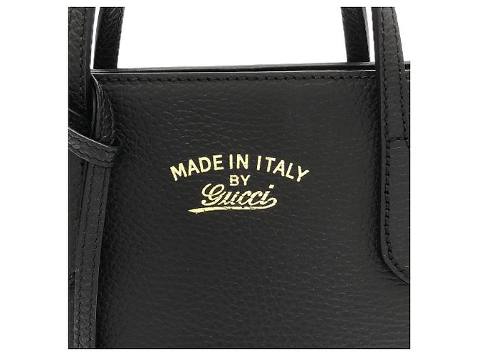 Borsa a mano Gucci in pelle nera Nero - vista 4