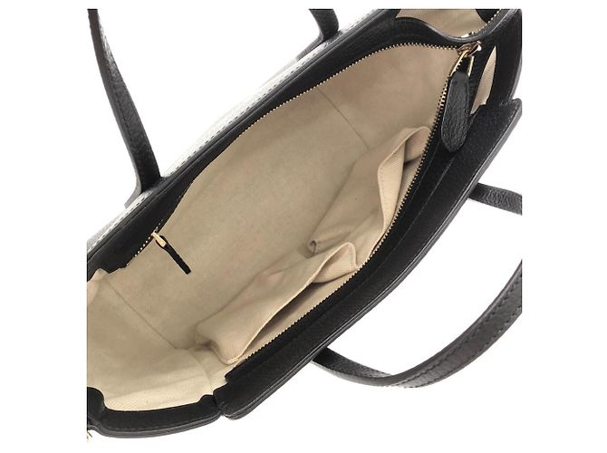 Borsa a mano Gucci in pelle nera Nero - vista 7