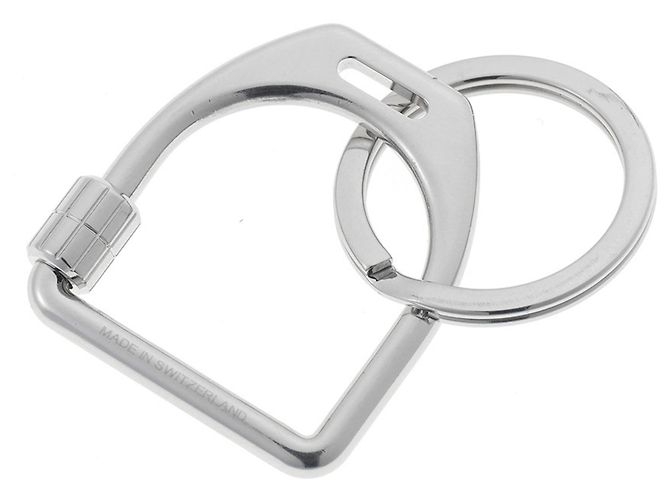 Hermès Hermes Silver Etrier Schlüsselanhänger Silber - Ansicht 2