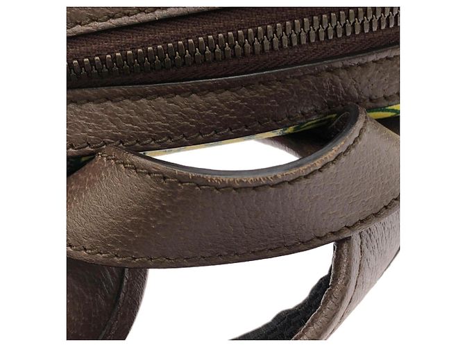 Mochila Gucci em lona GG Supreme bege - vista 6