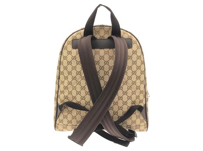 Zaino Gucci 449906 KY9NN Marrone Beige - vista 2
