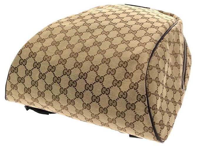 Zaino Gucci 449906 KY9NN Marrone Beige - vista 3