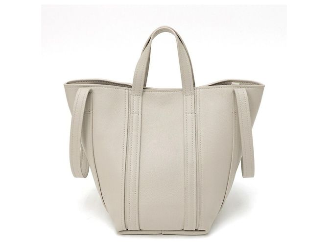 Balenciaga Everyday 2.0 Small North South Shoulder Tote Bag Gris - vista 3