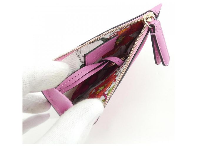 Gucci Coin & Key Case Pink Purple - view 6