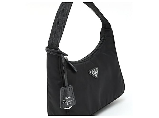 Prada Re-Edition 2000 Re-Nylon Mini Shoulder Bag Nero - vista 2