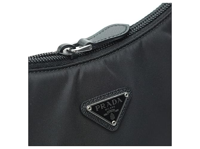 Prada Re-Edition 2000 Re-Nylon Mini Shoulder Bag Nero - vista 5