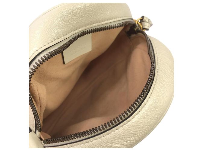 Borsa a tracolla Gucci GG Marmont Bianco sporco - vista 8