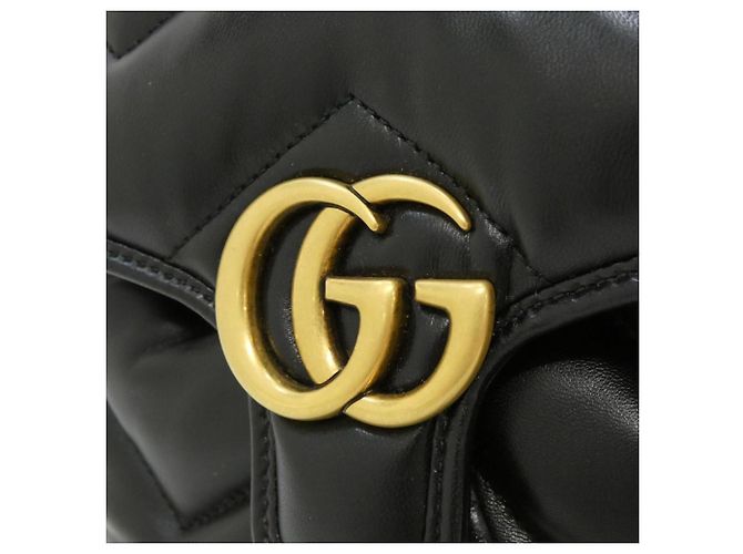 Zaino Gucci GG Marmont Nero - vista 4