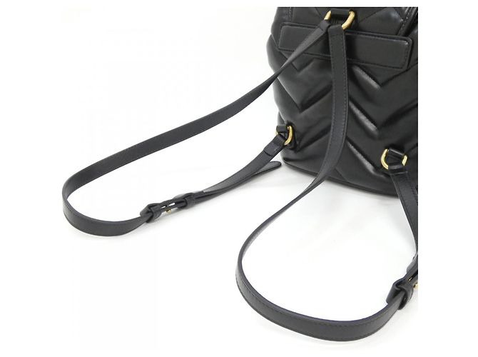 Zaino Gucci GG Marmont Nero - vista 7