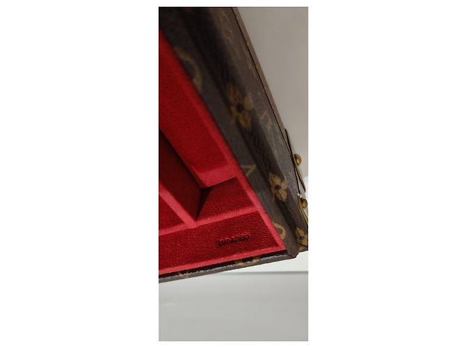 Louis Vuitton Joyero Trunk Monogram Square Castaño Monograma - vista 10