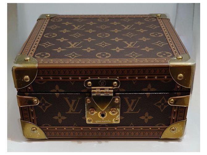 Louis Vuitton Joyero Trunk Monogram Square Castaño Monograma - vista 2