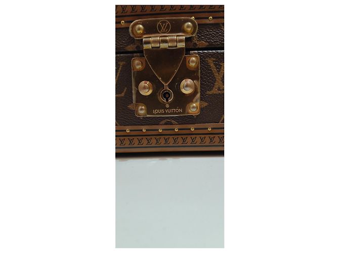 Louis Vuitton Joyero Trunk Monogram Square Castaño Monograma - vista 4