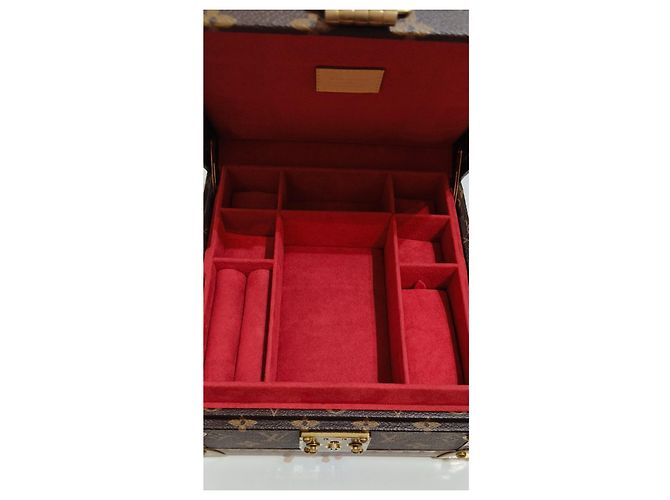 Louis Vuitton Joyero Trunk Monogram Square Castaño Monograma - vista 8