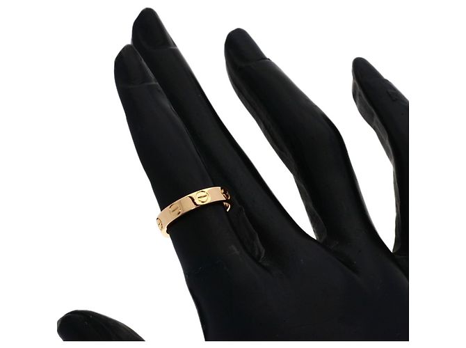 Anello Mini Love Cartier in oro rosa 18K - vista 5