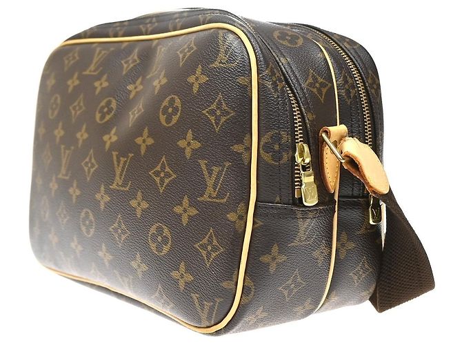 Louis Vuitton Reporter Monogram Canvas PM Marrone - vista 4