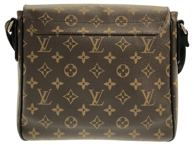 Borsa a tracolla Louis Vuitton Monogram Macassar District PM Marrone - vista 2