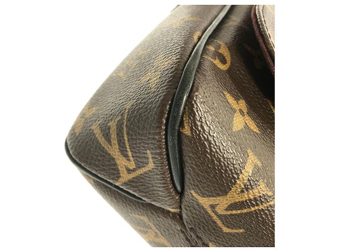 Borsa a tracolla Louis Vuitton Monogram Macassar District PM Marrone - vista 4