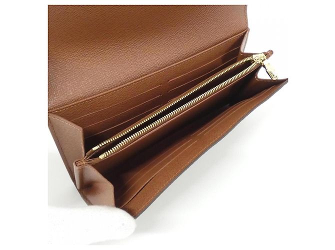 Louis Vuitton Monogram Portefeuille Sarah M60531 Wallet Marrone - vista 4