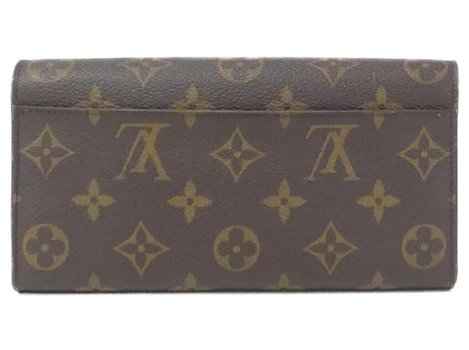 Louis Vuitton Monogram Portefeuille Sarah M62234 Wallet Marrone - vista 2