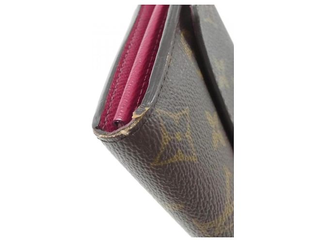 Louis Vuitton Monogram Portefeuille Sarah M62234 Wallet Marrone - vista 3