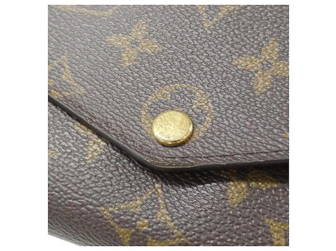 Louis Vuitton Monogram Portefeuille Sarah M62234 Wallet Marrone - vista 5