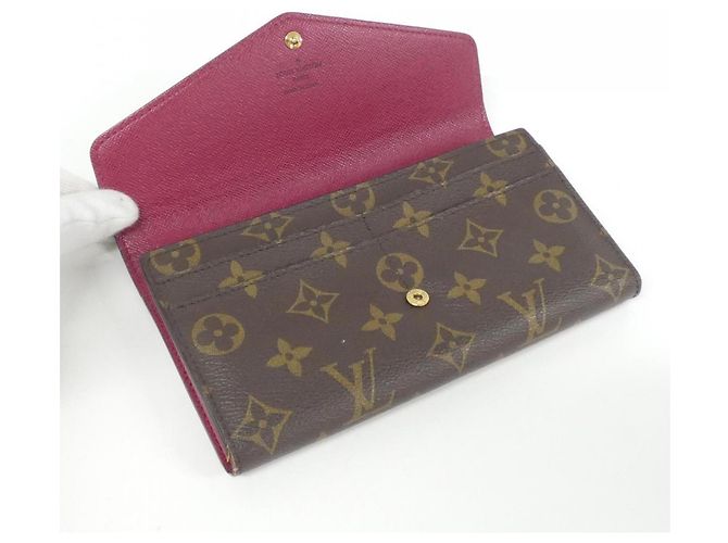 Louis Vuitton Monogram Portefeuille Sarah M62234 Wallet Marrone - vista 7