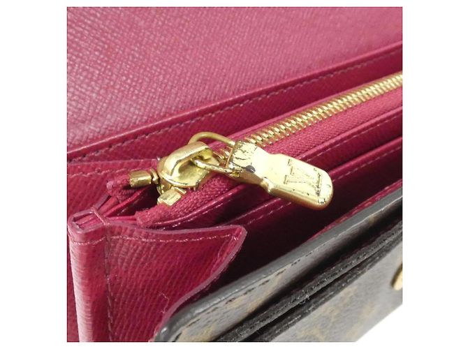 Louis Vuitton Monogram Portefeuille Sarah M62234 Wallet Marrone - vista 9