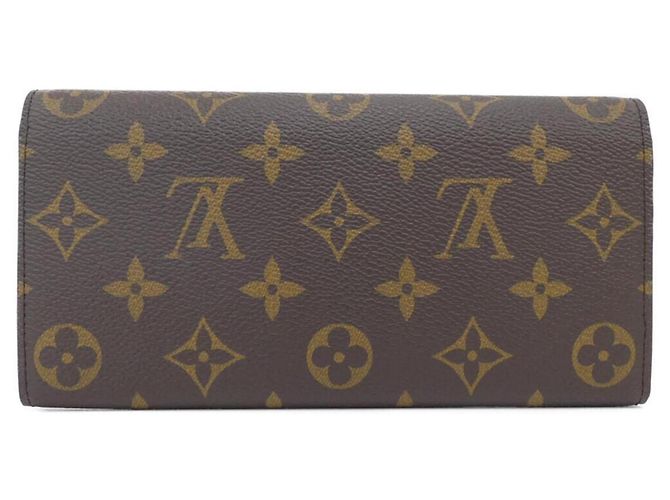 Louis Vuitton Monogram Portefeuille Emilie Wallet Marrone - vista 2