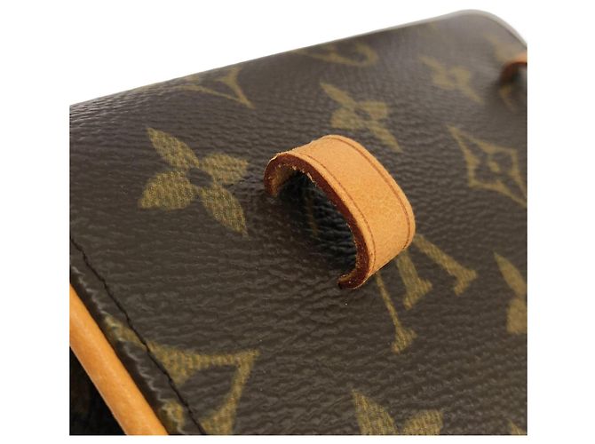 Louis Vuitton Monogram Pochette Florentine S Waist Bag Marrone - vista 5