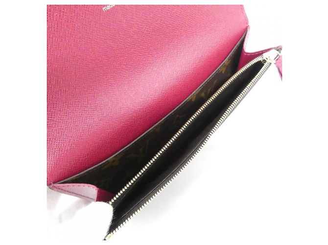 Louis Vuitton Monogram Portefeuille Emilie Wallet Marrone - vista 4
