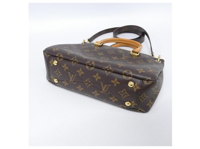 Borsa Louis Vuitton Monogram Pallas BB Marrone - vista 3