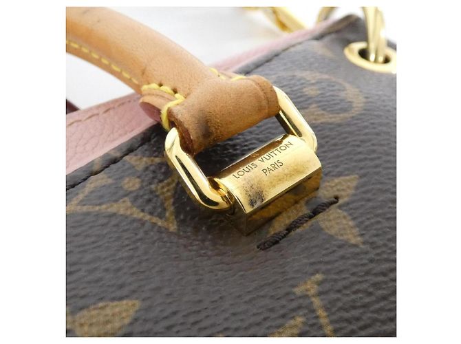 Borsa Louis Vuitton Monogram Pallas BB Marrone - vista 4