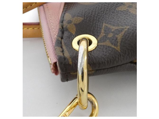 Borsa Louis Vuitton Monogram Pallas BB Marrone - vista 5
